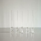 Set of 5 glasses and glass coolers