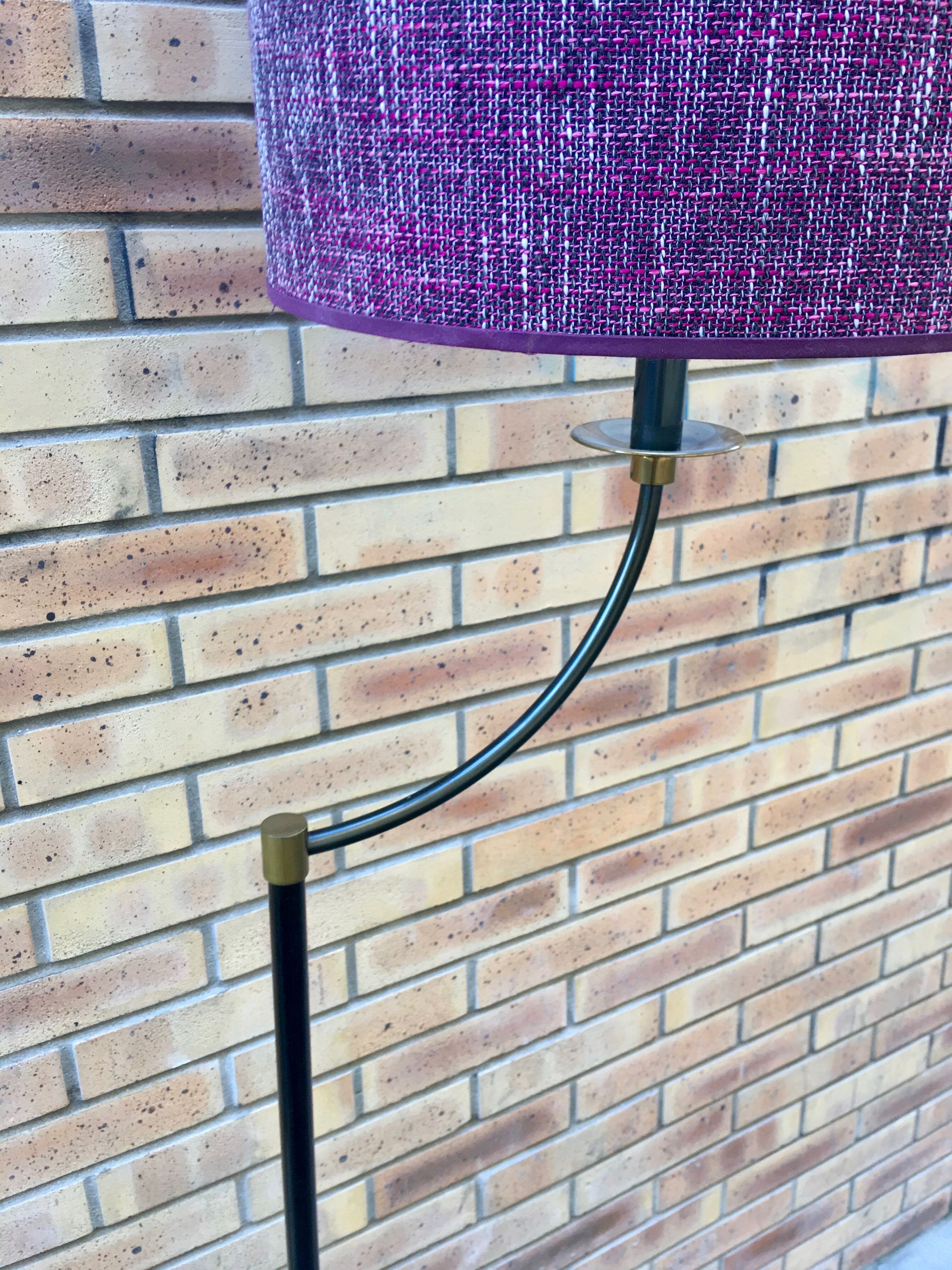 70s lamppost with Houlès fabric blinds