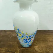 Vintage glass art vase Hans Jürgen Richartz 23 cm