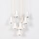 Vintage 10-light cascade chandelier from Louis Poulsen, Denmark