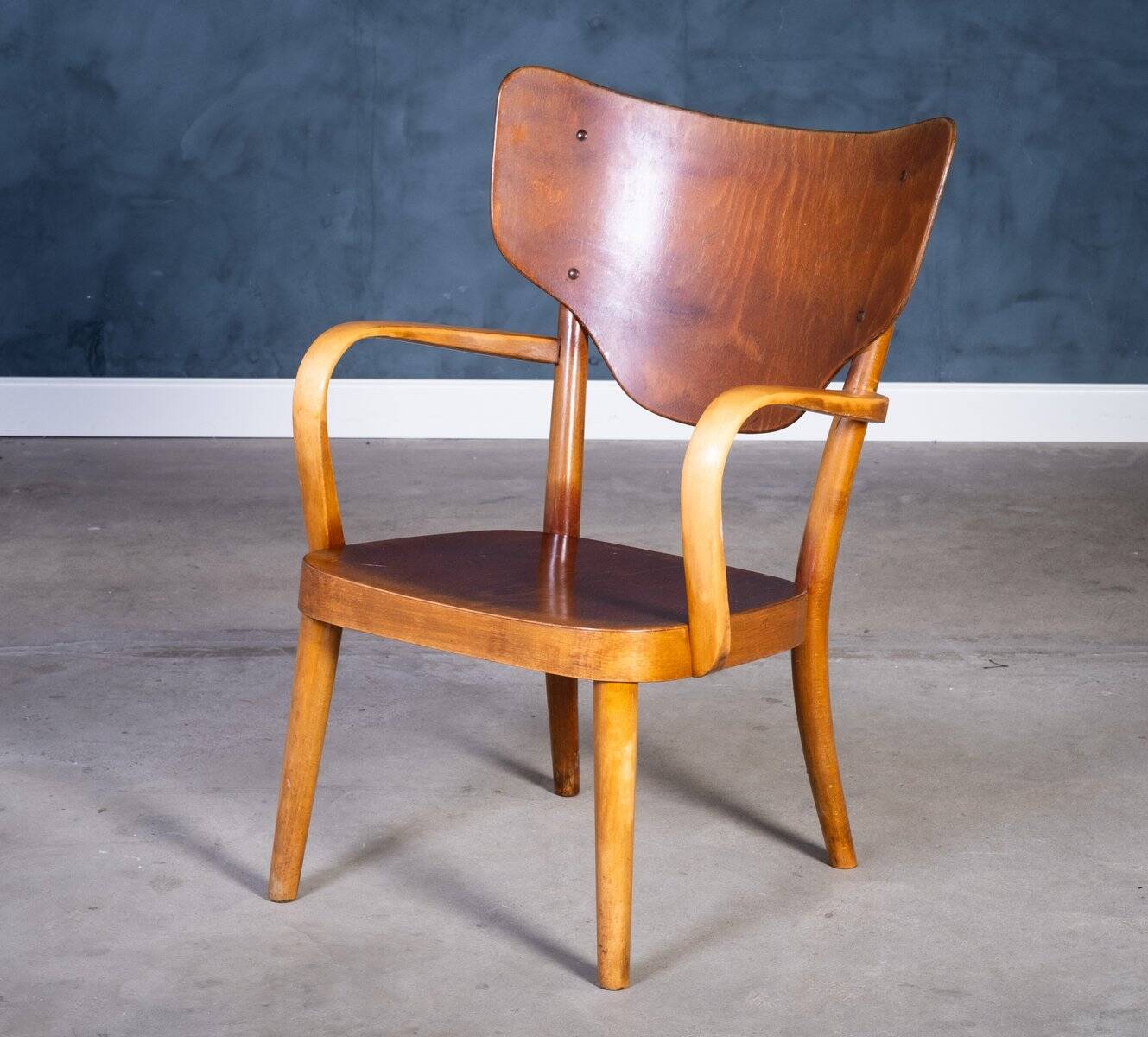 Armchair Model 2280 by Magnus Læssøe Stephensen for Fritz Hansen, 1950s