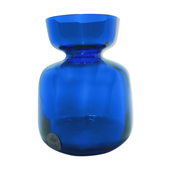 Cobalt blue vase from Holmegaard