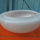 Globe, ceiling lamp in white opaline, luminaire early XX th century, Vintage
