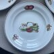 4 antique deep plates Céranord Saint-Amand vegetable garden design