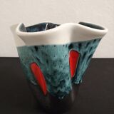 1950s earthenware vase by Elchinger