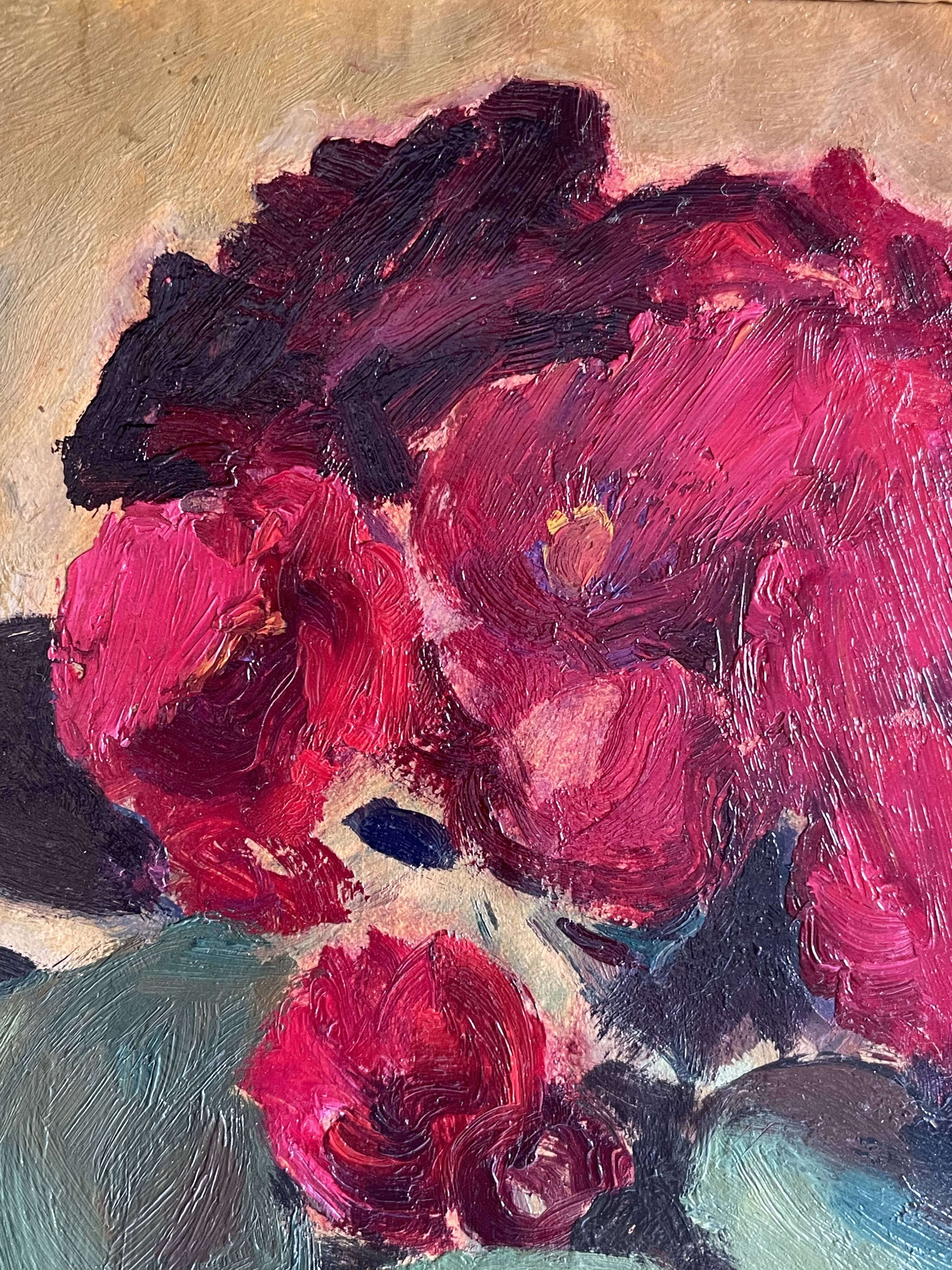 Still life with cyclamens