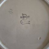 Fine earthenware plate HB & Cie Choisy le Roi - Late 19th century