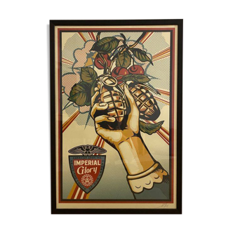 Shepard Fairey (OBEY) Imperial Glory screen print signed open edition