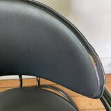 4 Effezeta chairs Italy tubular mid century vintage design 1980