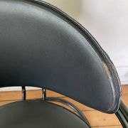 4 Effezeta chairs Italy tubular mid century vintage design 1980