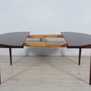 Mid-Century Round Rosewood Dining Table by Henry Rosengren Hansen for Brande Mobel Industry, 1960s