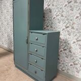 Asymmetrical Art Deco wardrobe
