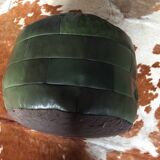 Sede leather patchwork pouf