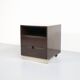 Mb16 brown lacquered chest by luigi caccia dominioni 70's azucena editor