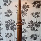 Cherry wood floor lamp