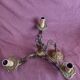 Bronze 3-light chandelier