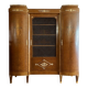 Louis XVI style showcase library in marquetry