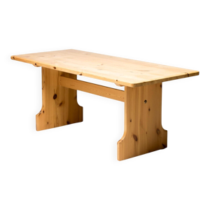 Table à manger scandinave - pin milieu