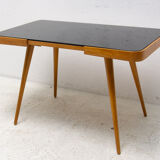 Opaxite glass coffee table, 1960´s, Czechoslovakia