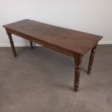 Large walnut bistro table