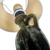 Jasba keramiek - West Germany - Fat Lava - druipglazuur - tafellamp - 70's