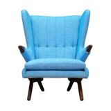 Fauteuil en teck, design danois, années 1960, designer : Svend Skipper