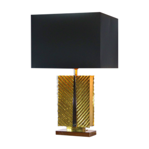 lampe de table en laiton