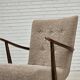 1960s, Danish armchair, furniture wool, beech wood.