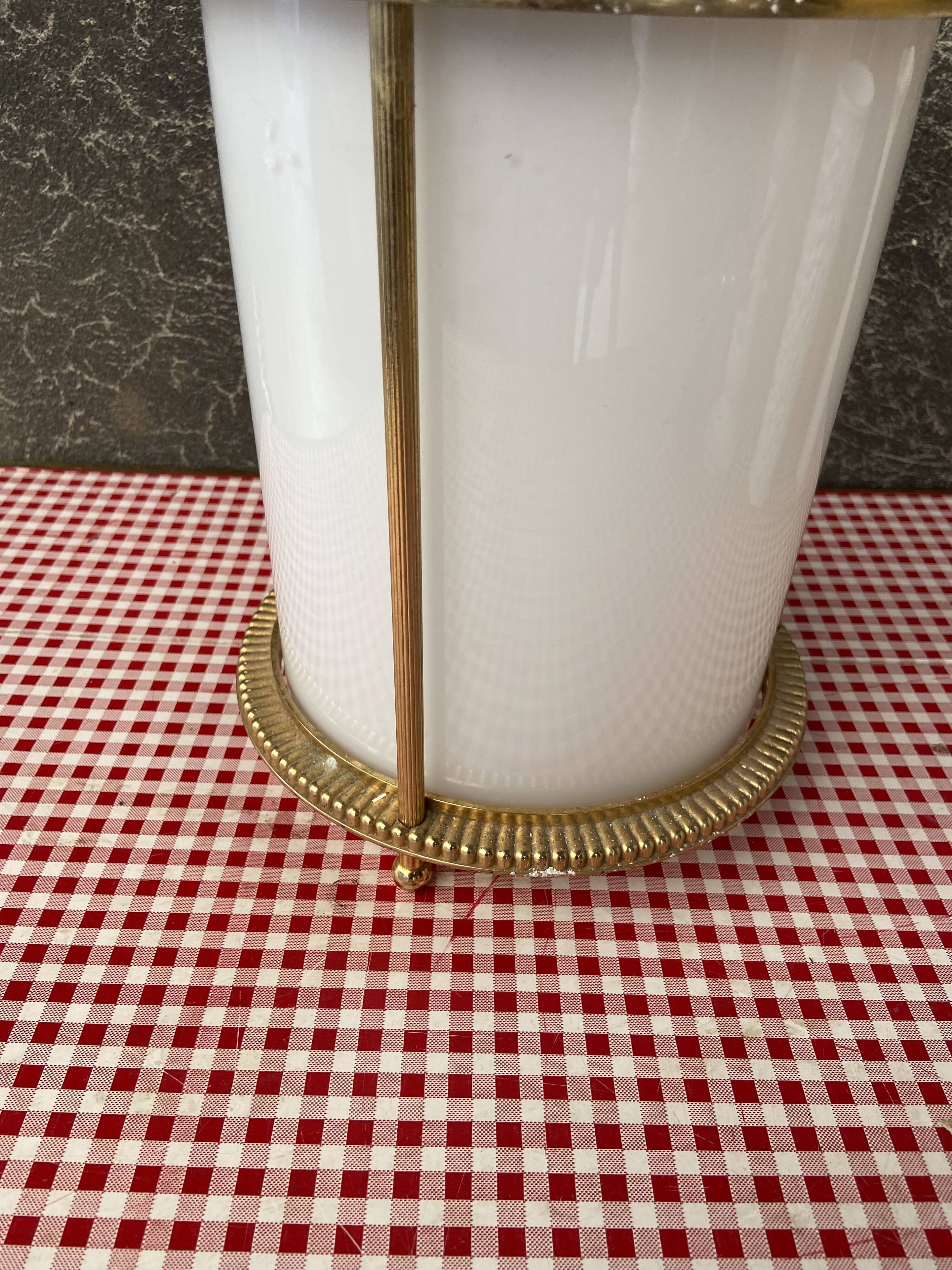 Opaline basket art deco style