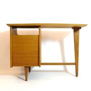 Bureau en chêne tripode, Jacques Hauville 1950