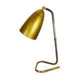Lampe de table kalmar style hollywood regency brass table light, autriche, années 1950