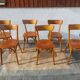 6 chaises bistrot Luterma, vintage
