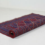 Afghan gazak geometric pattern rug 116x113cm