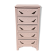 Chiffonnier rose poudré art déco
