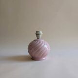Candy pink ceramic lamp