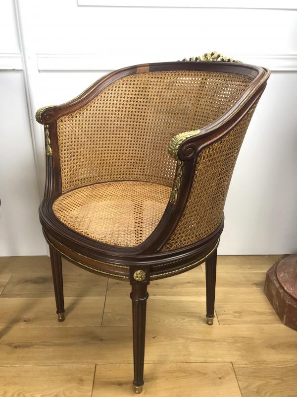 Pair of mahogany chairs
