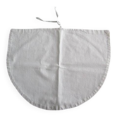 Antique cradle half-moon pillowcase