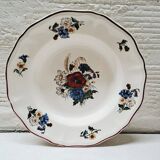 Set of 8 Sarreguemines soup plates