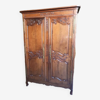 louis xv cabinet in oak from the 18th century