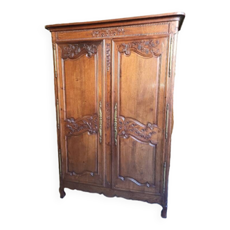 louis xv cabinet in oak from the 18th century