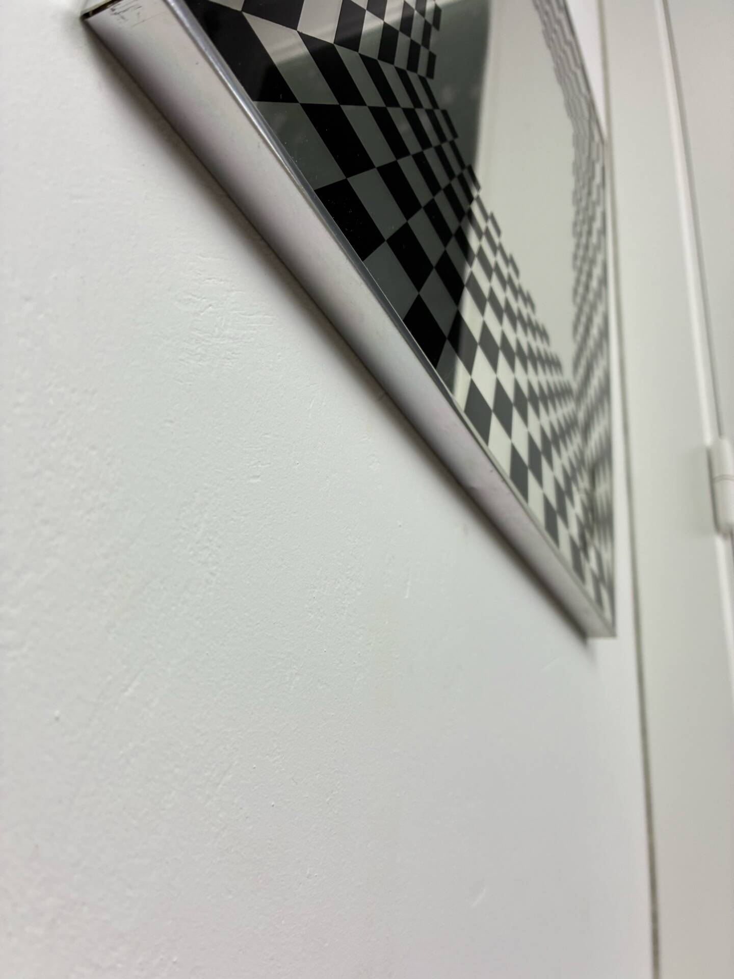 Vintage Op Art mirror by Deknudt