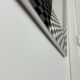 Vintage Op Art mirror by Deknudt