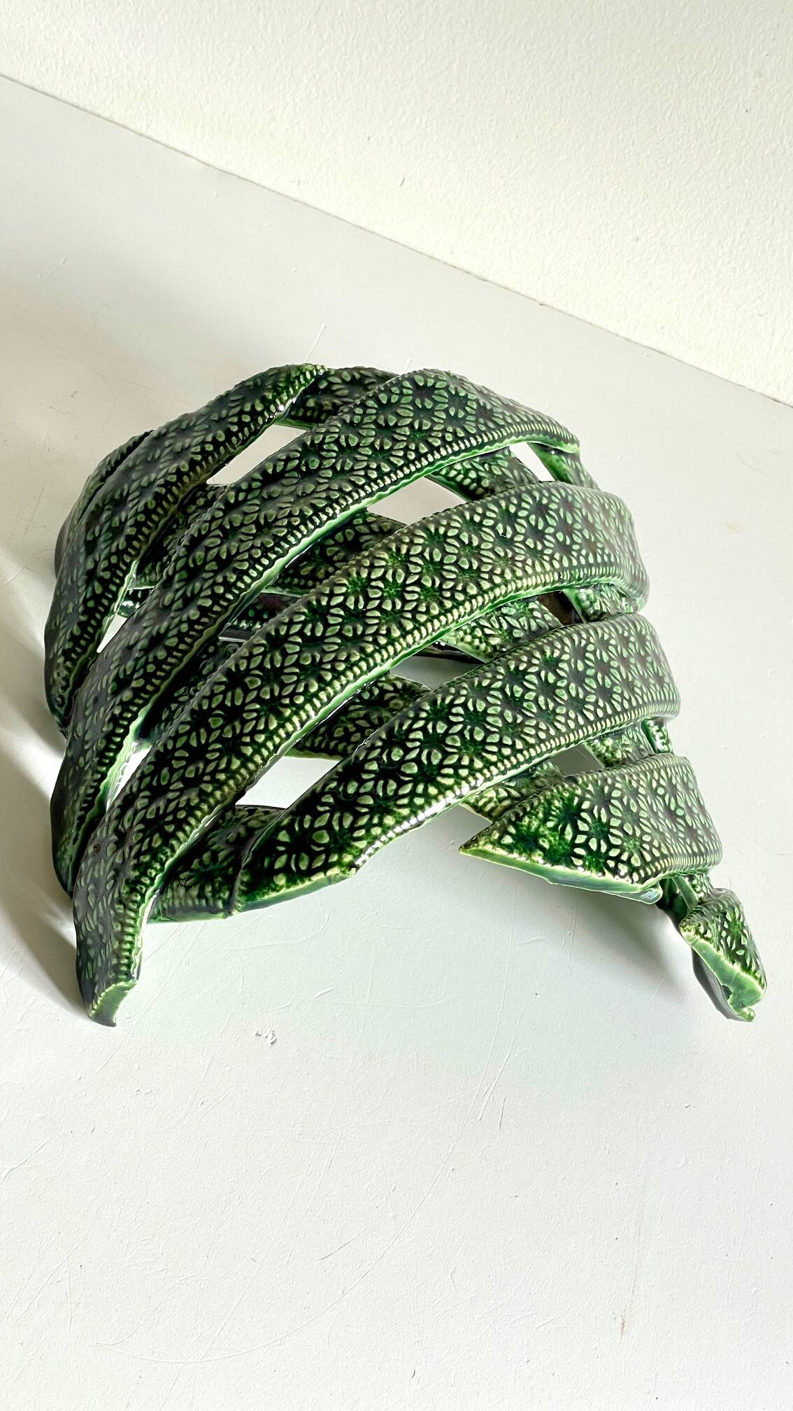 Wall lamp ceramic craftsmanship vintage