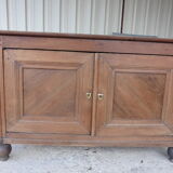Solid wood low sideboard