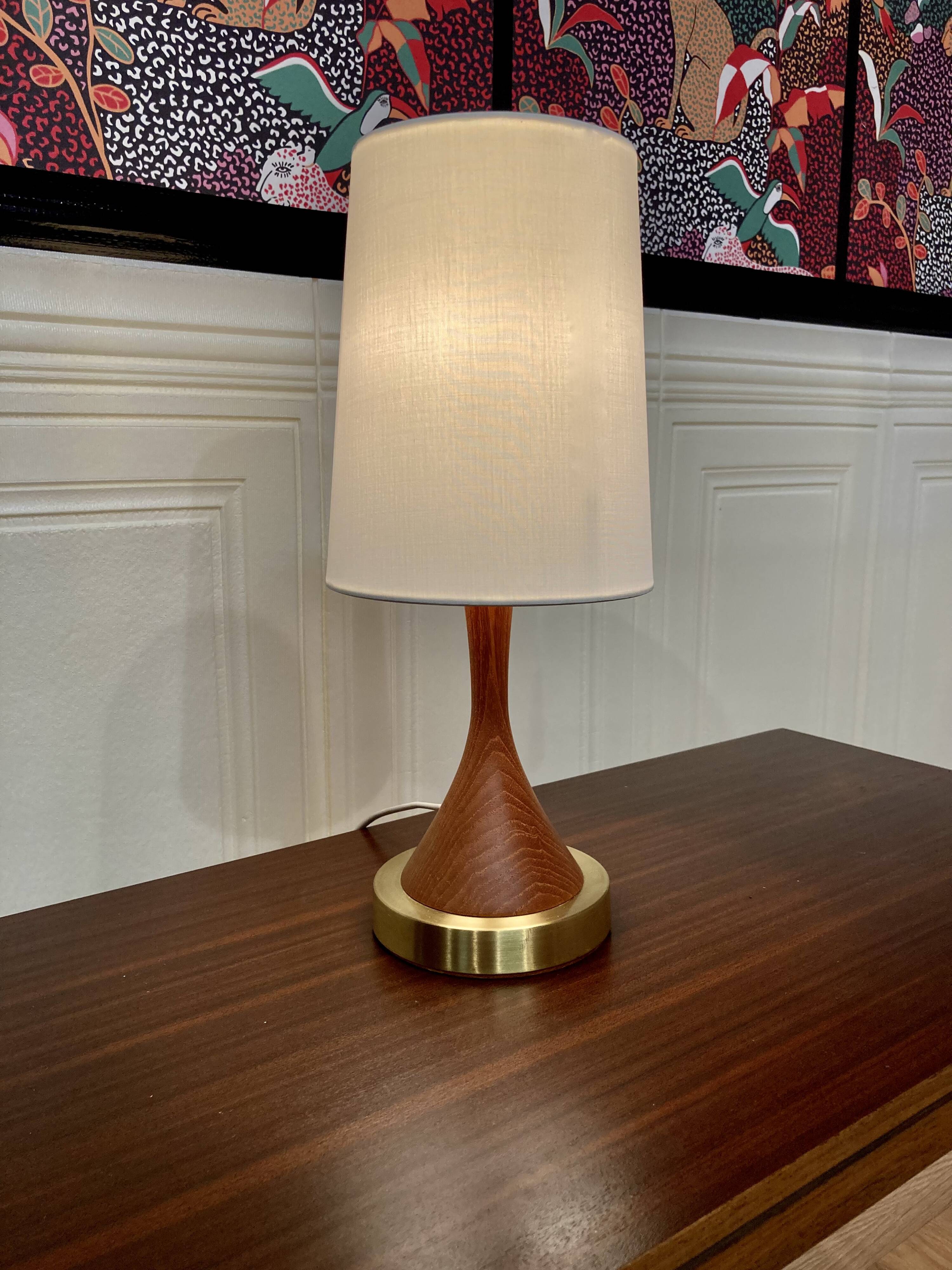 1950s Scandinavian lamp design.