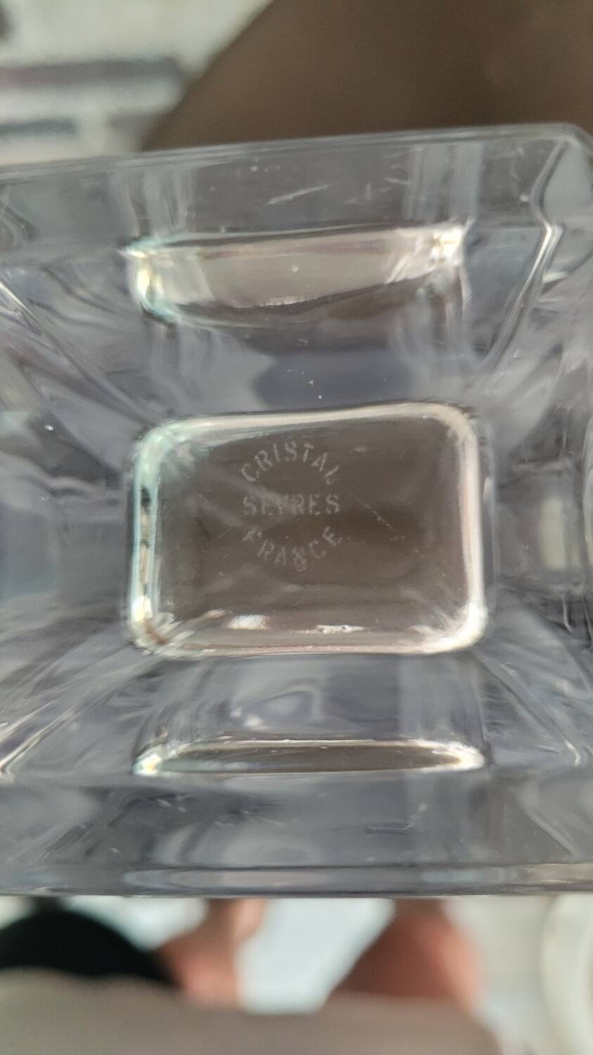 Sèvres crystal vase