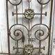 2 cast iron door grilles