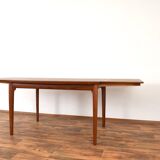 Mid-Century Danish Teak Extendable Dining Table, 1960s.