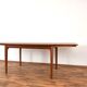 Mid-Century Danish Teak Extendable Dining Table, 1960s.