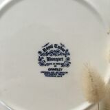 Floral English dessert plates